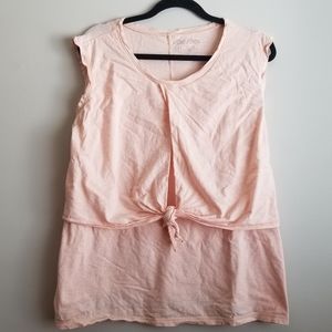 3X maternity nursing tank latched mama